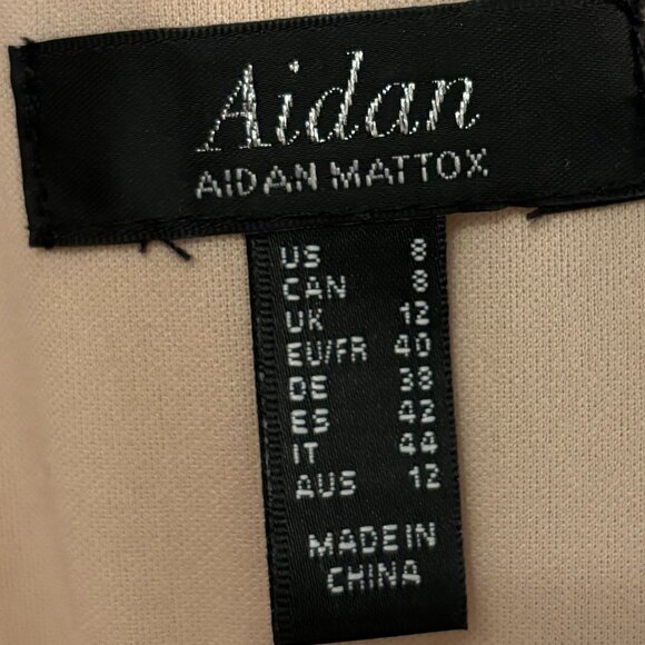 Aidan by Aidan Mattox Sequined Stripe Dress - Picture 5 of 5